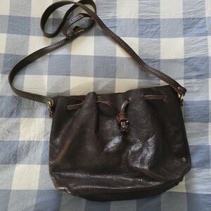 PLG Portland Leather Goods Large Bucket Bag
